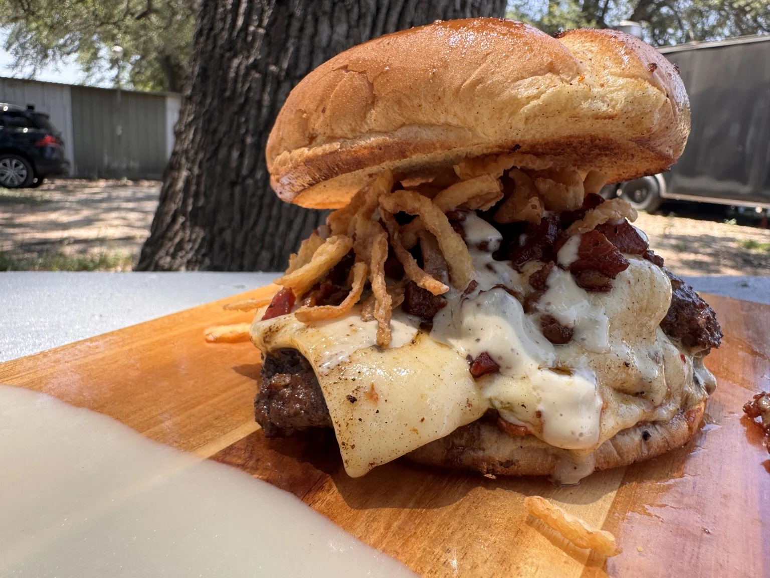 The Hawk burger